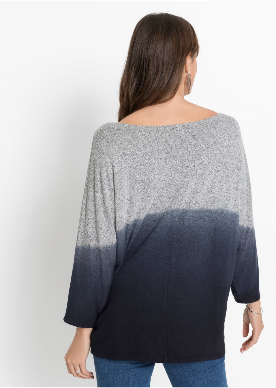 T-shirt oversize à dégradé de couleur