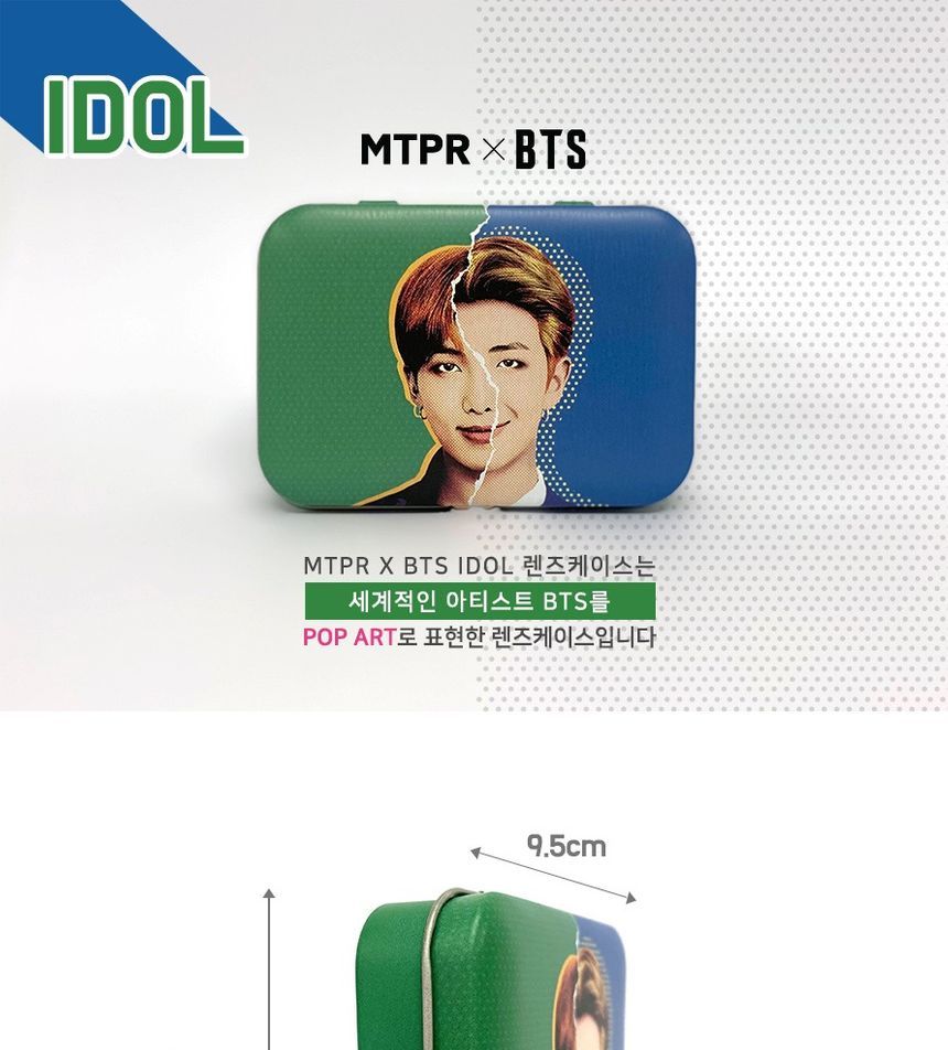 MTPR - BTS RM Gezichtsillustratie Contactlensdoosje