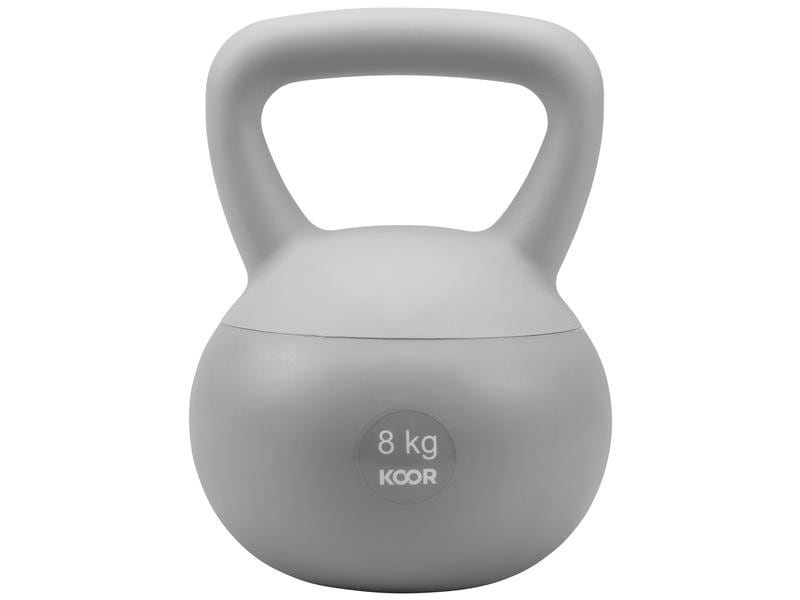 KOOR Kettlebell Paalla Soft, 8 kg Kugelhantel für das Training zu Hause