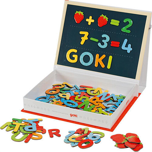 Goki magneetboek alfabet en cijfers