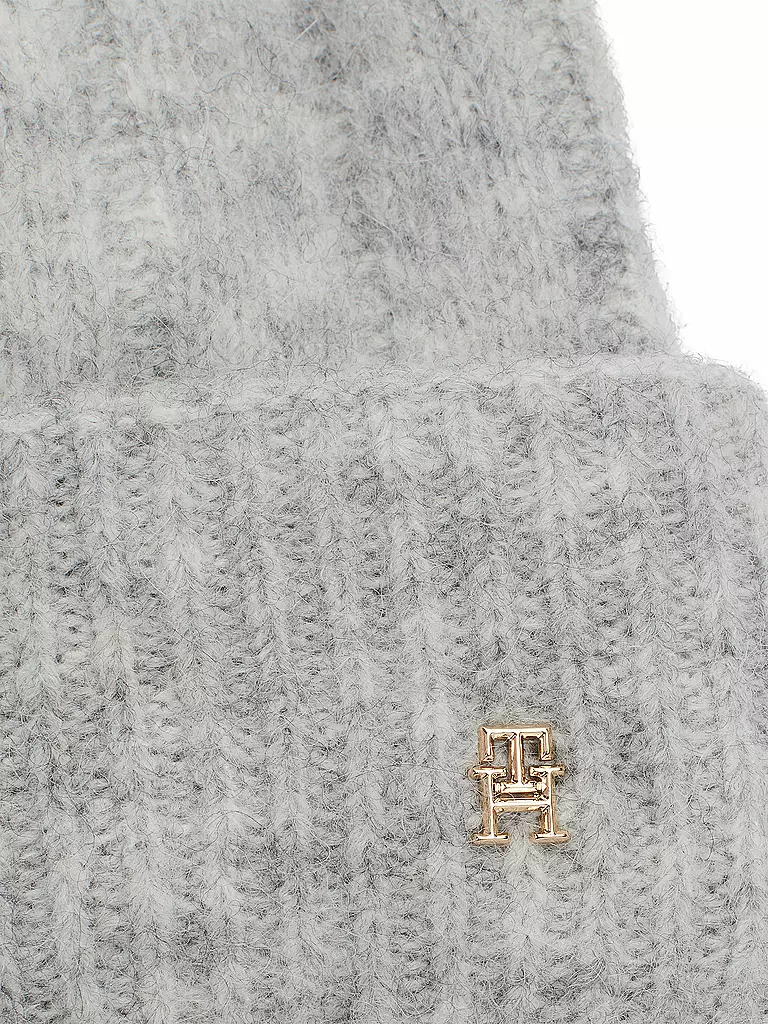 TOMMY HILFIGER Mütze - Haube hellgrau