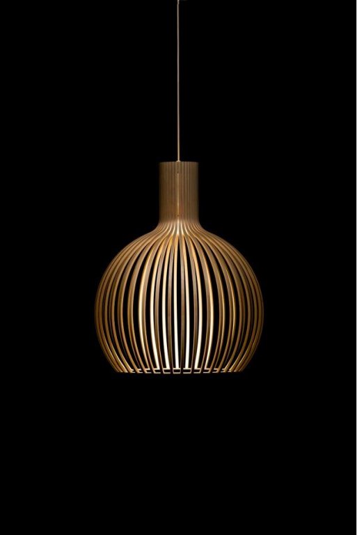 Secto Design Octo Small 4241 hanglamp Ø45 naturel berk