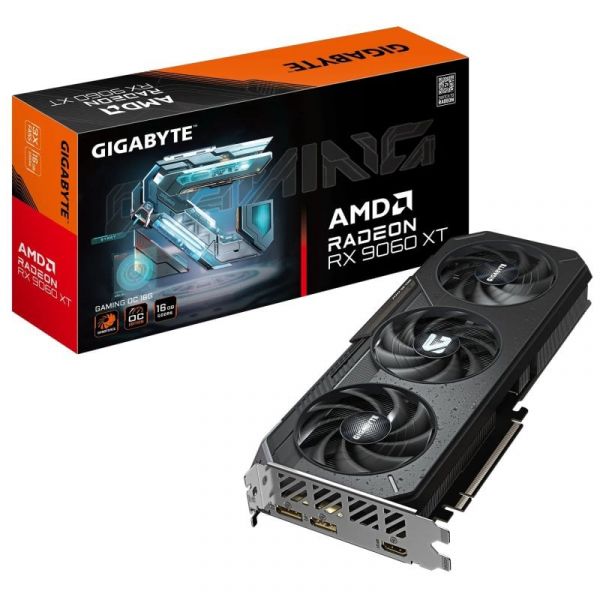 Gigabyte AMD Radeon RX 9060 XT GAMING OC 16 GB GDDR6 FSR 4