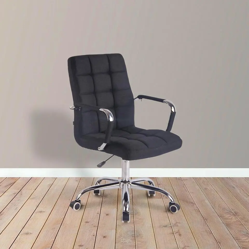 Xairo Verona - Bureaustoel - Stof - Zwart