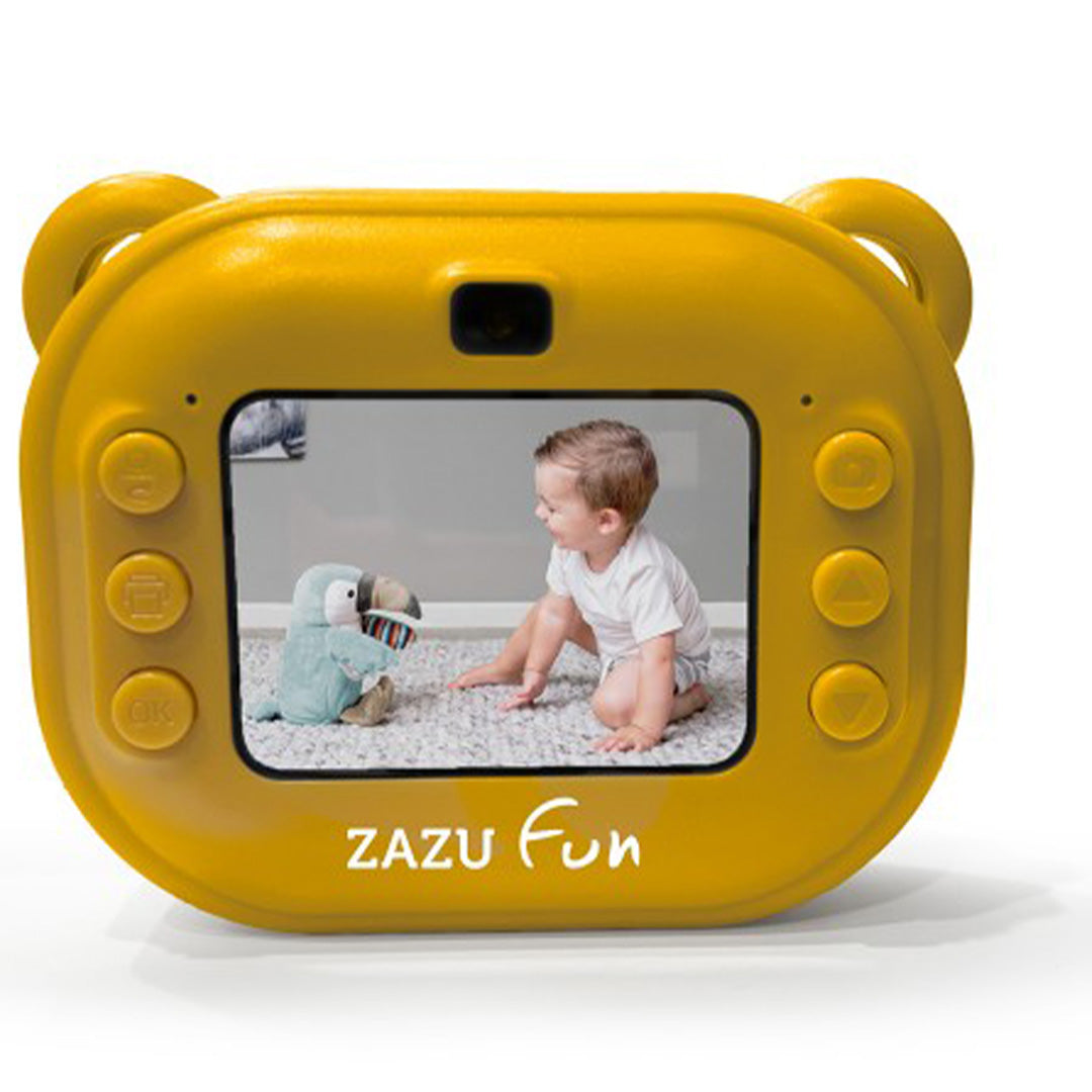 zazu kindercamera met thermische printer - geel