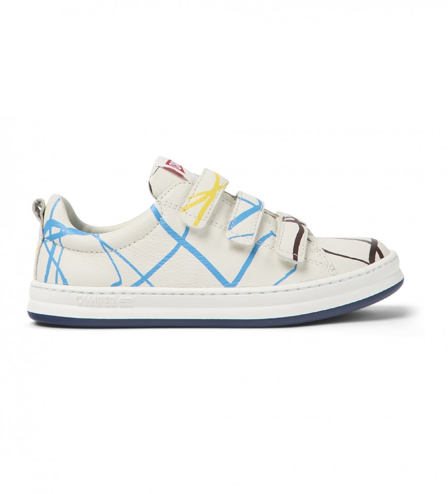 Tênis de couro Camper Runner Four Twins, branco