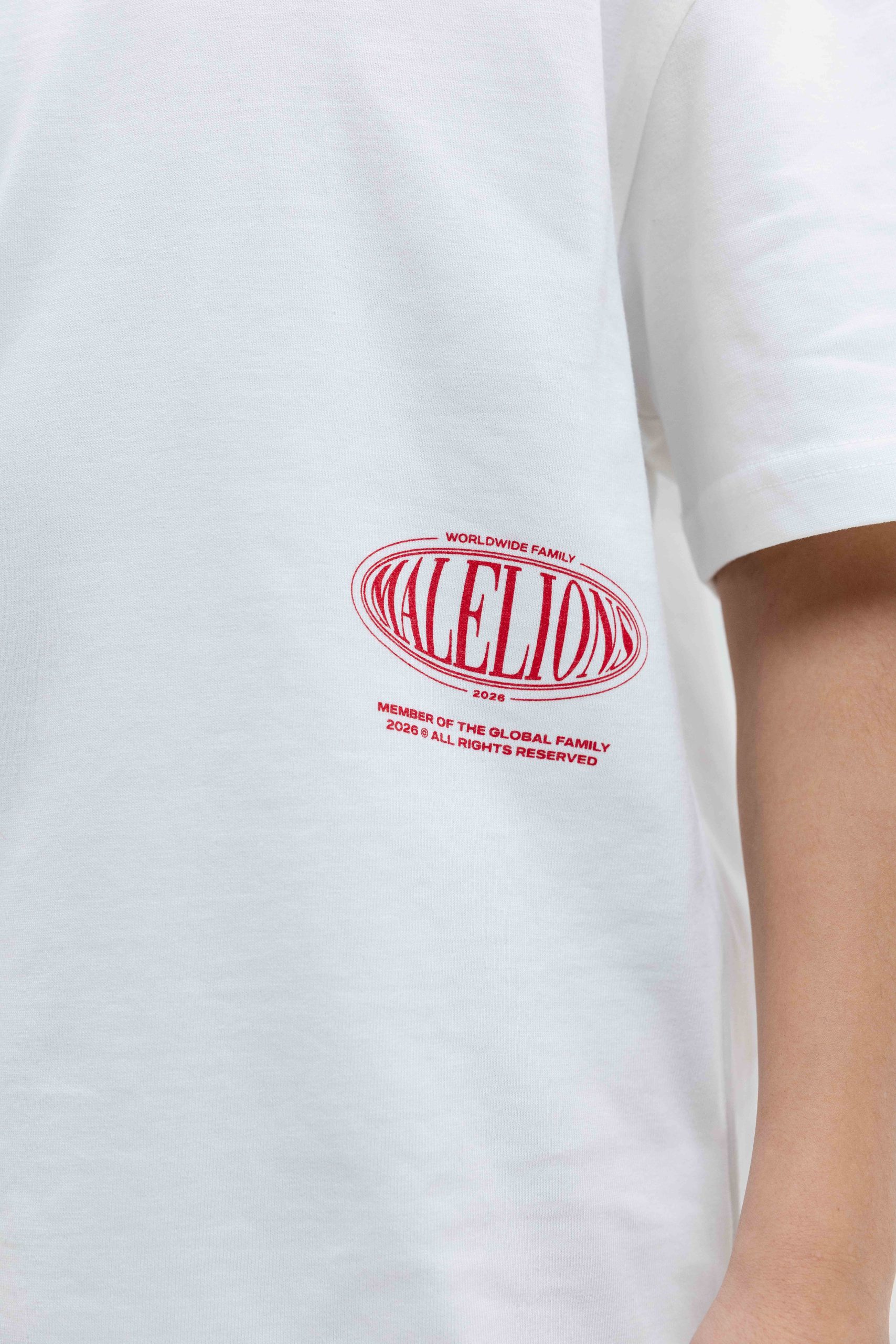 Malelions Heron T-Shirt Kids Gebroken Wit