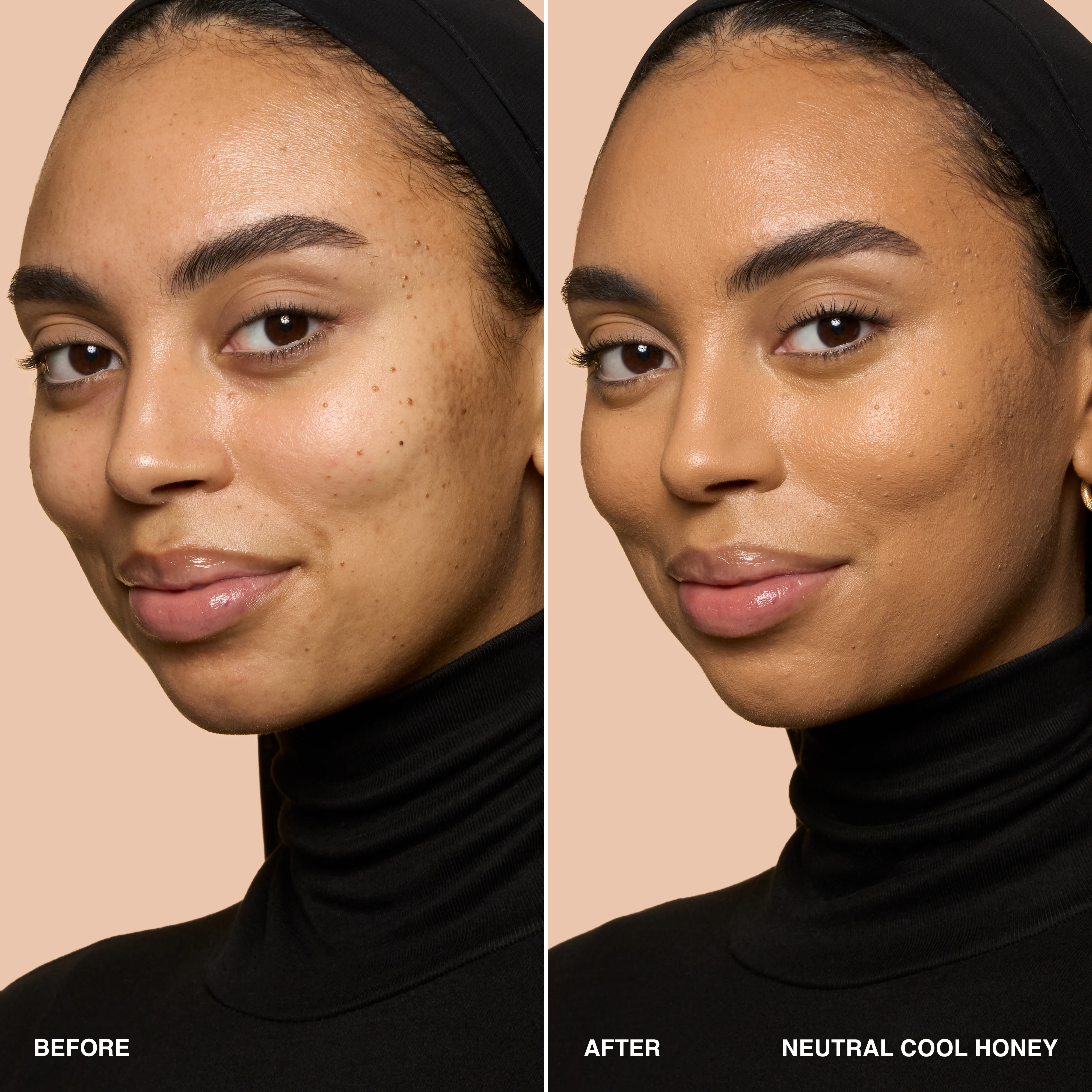 WEIGHTLESS SKIN FOUNDATION - Fond de teint tenue 24 heures SPF15 |- Neutral Cool Honey