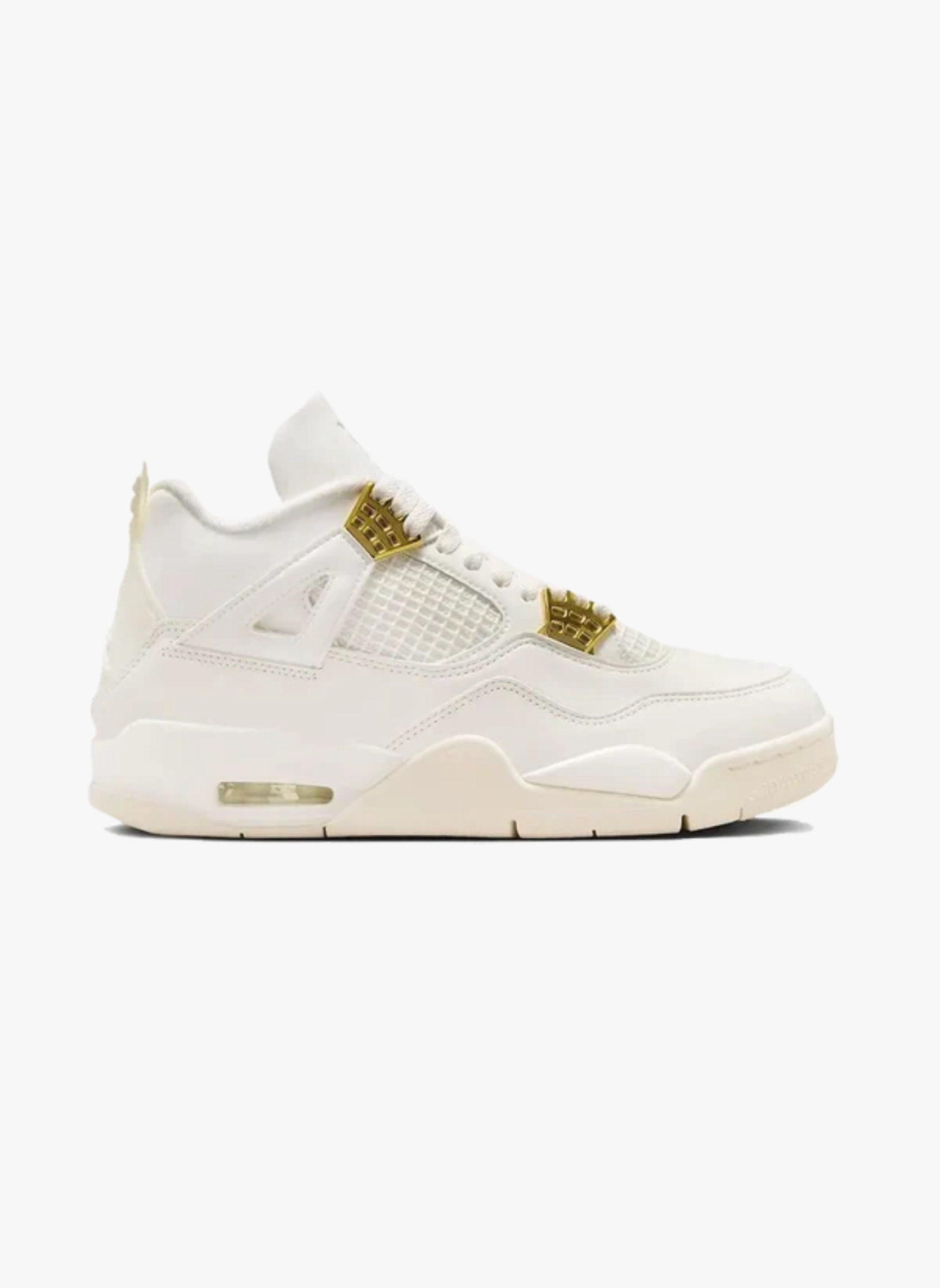 AIR JORDAN 4 - Air jordan 4 sail metallic gold | Blanc