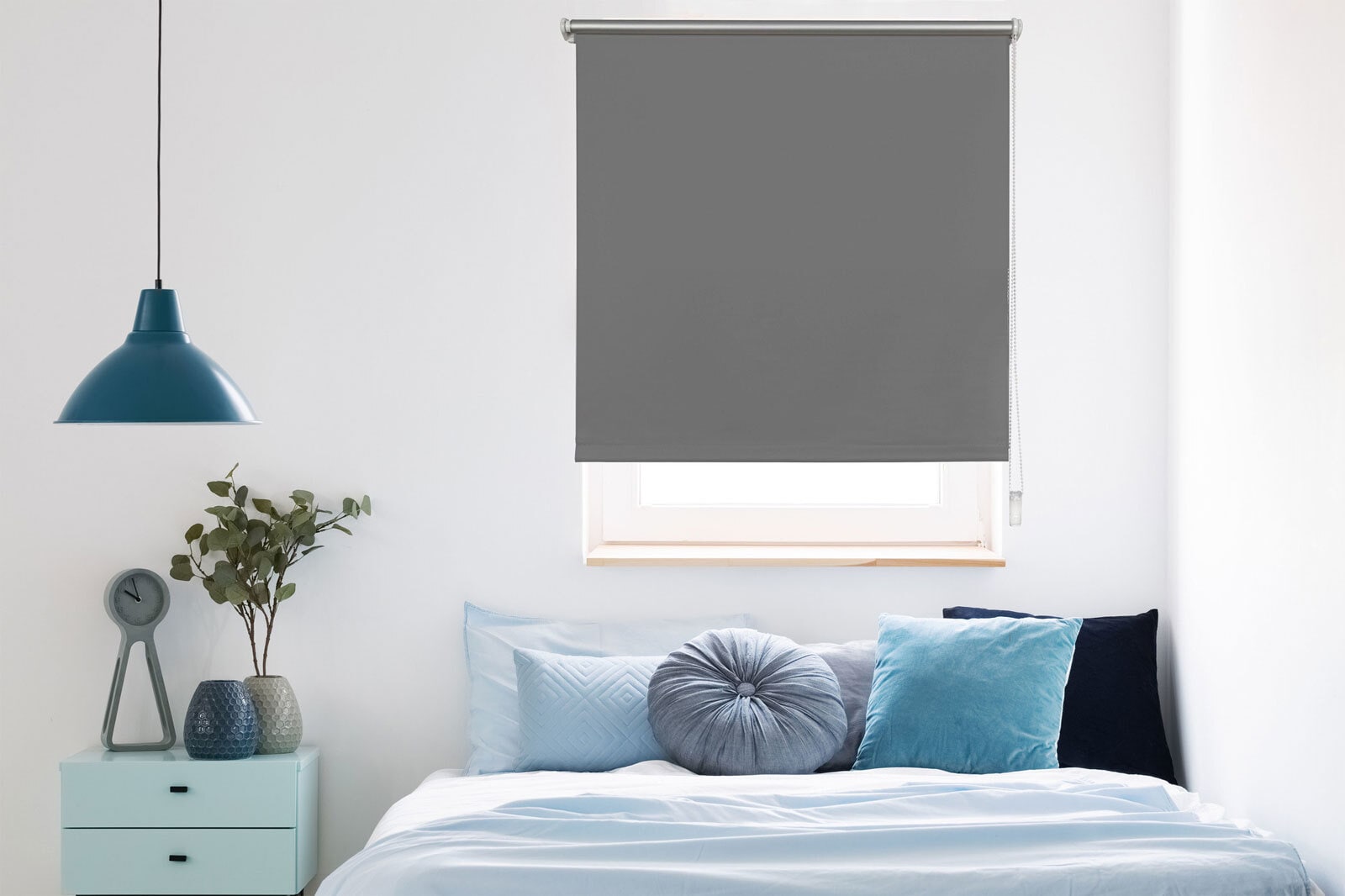 my deco Klemmfix Thermo-Rollo 45 x 160 cm grau