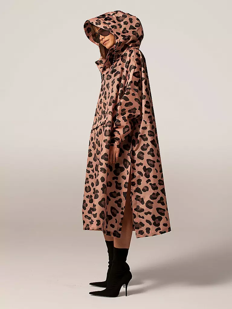 RAINKISS Regenjacke - Regenponcho Pink Panther hellbraun