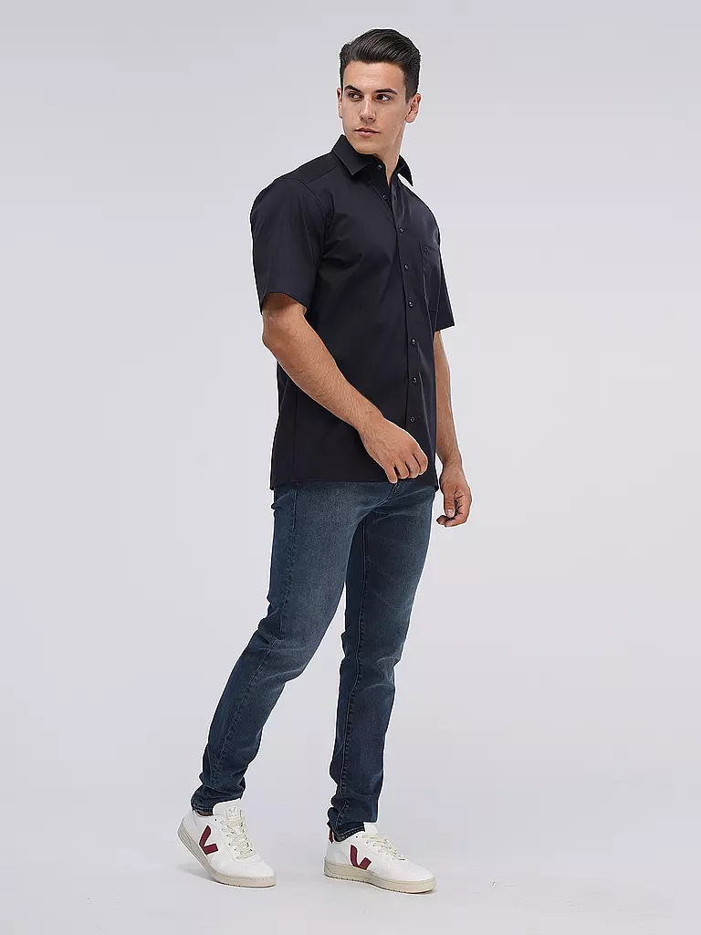 OLYMP Hemd Regular Fit  schwarz