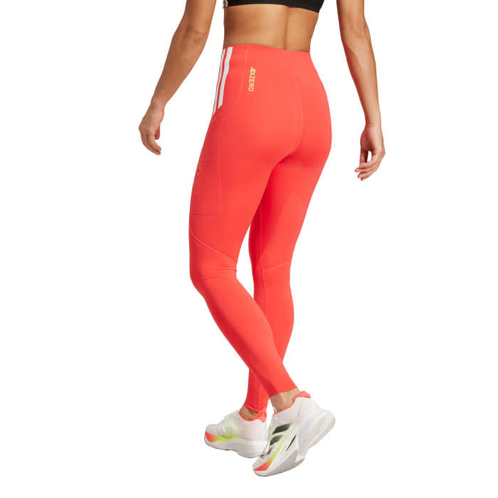 adidas Dame Lange tights Adizero 1/1 L Tight Rød