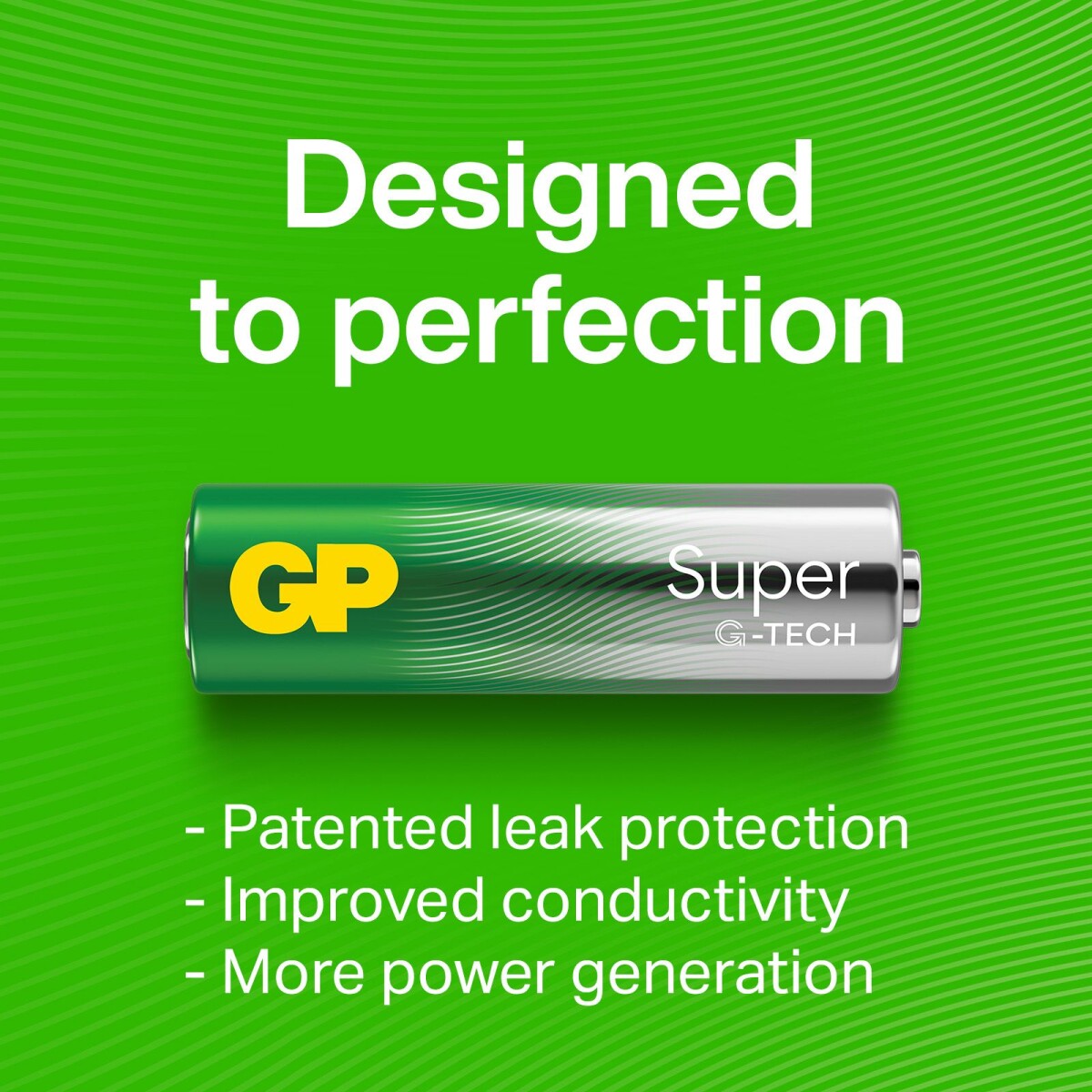 Gp - Super Alkaline Aaa 24A Lr03 Batterier - 1,5V - 12 Stk
