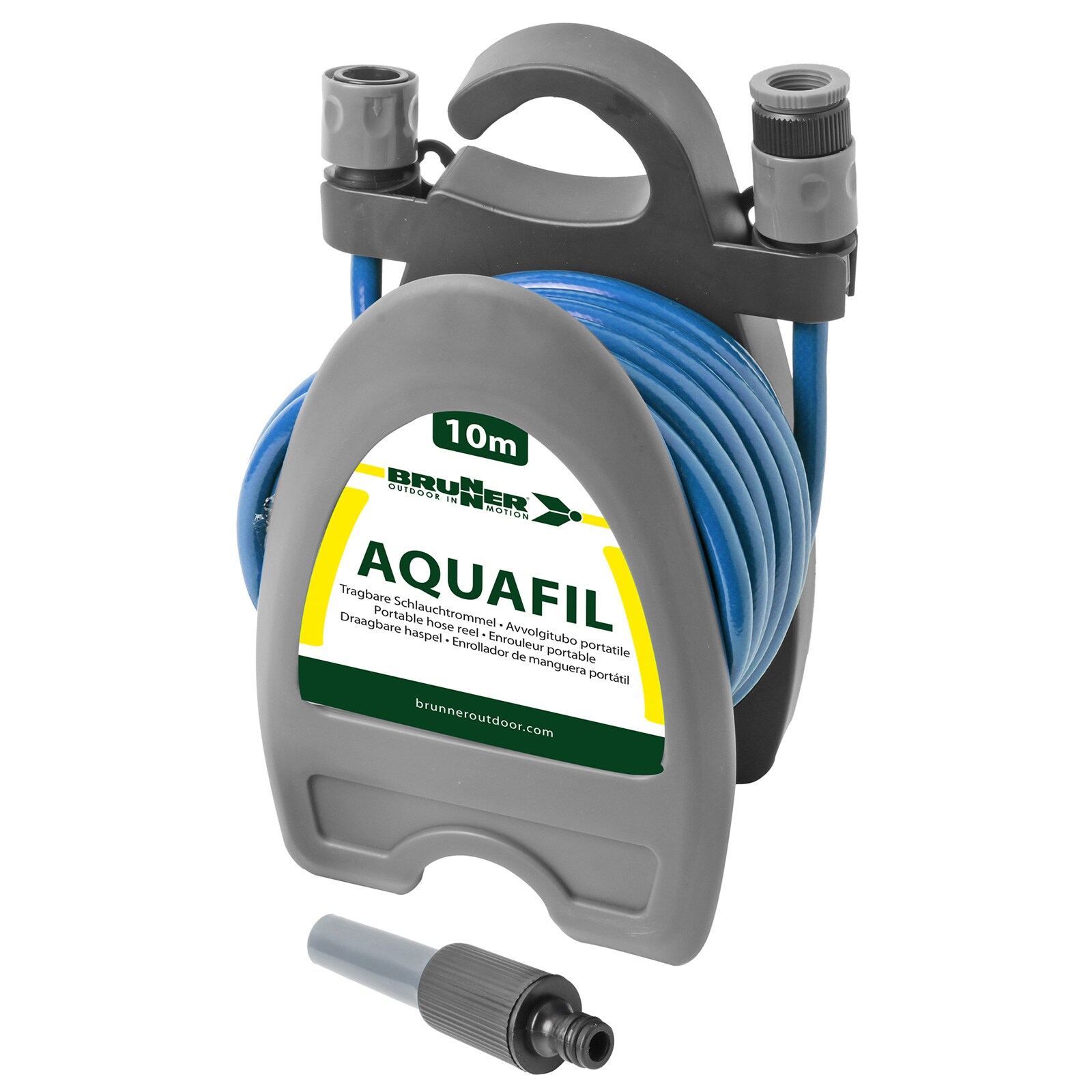 BRUNNER Wand Schlauchtrommel Aquafil Caravan Camping Wasser Schlauch Box 10 m