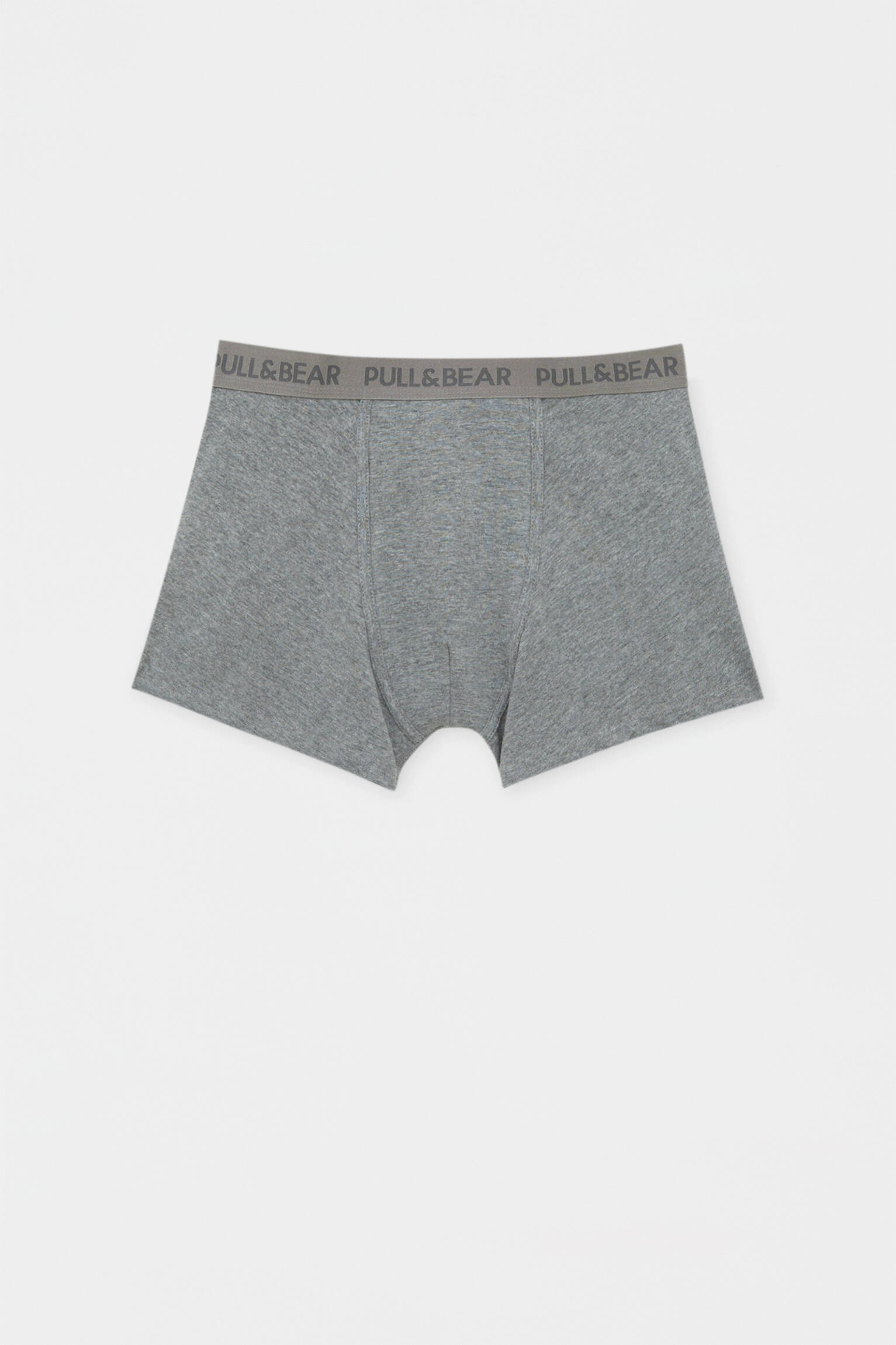 PACOTE COM 3 CUECAS BOXER CINZA - VARIADAS