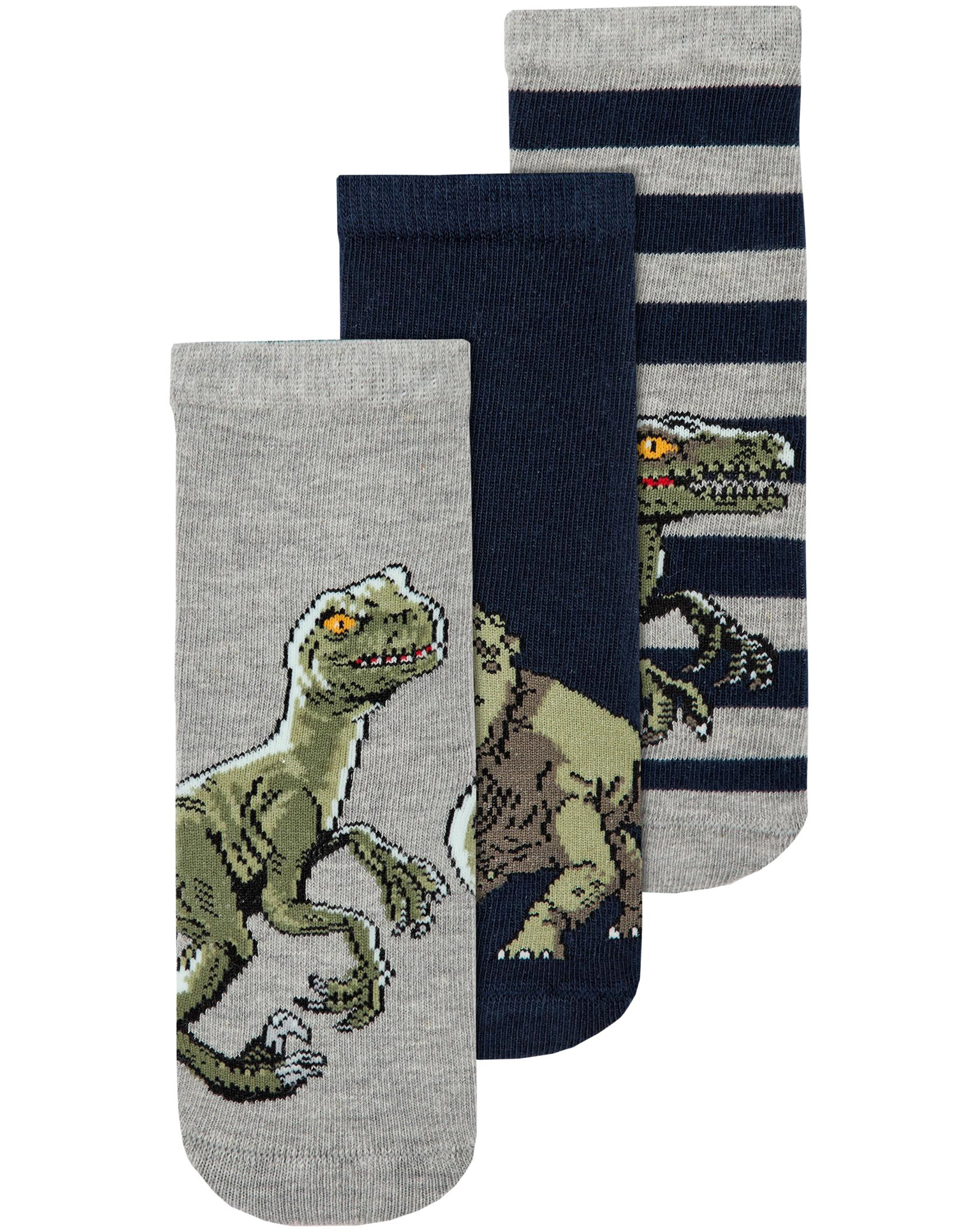 Strümpfe NMMNEPTUN JURASSIC 3er Pack in dark sapphire