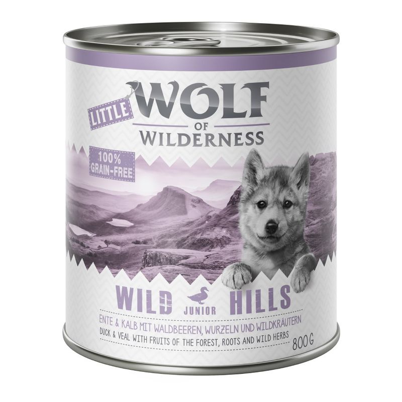 Little Wolf of Wilderness 6 x 800 g pour chiot