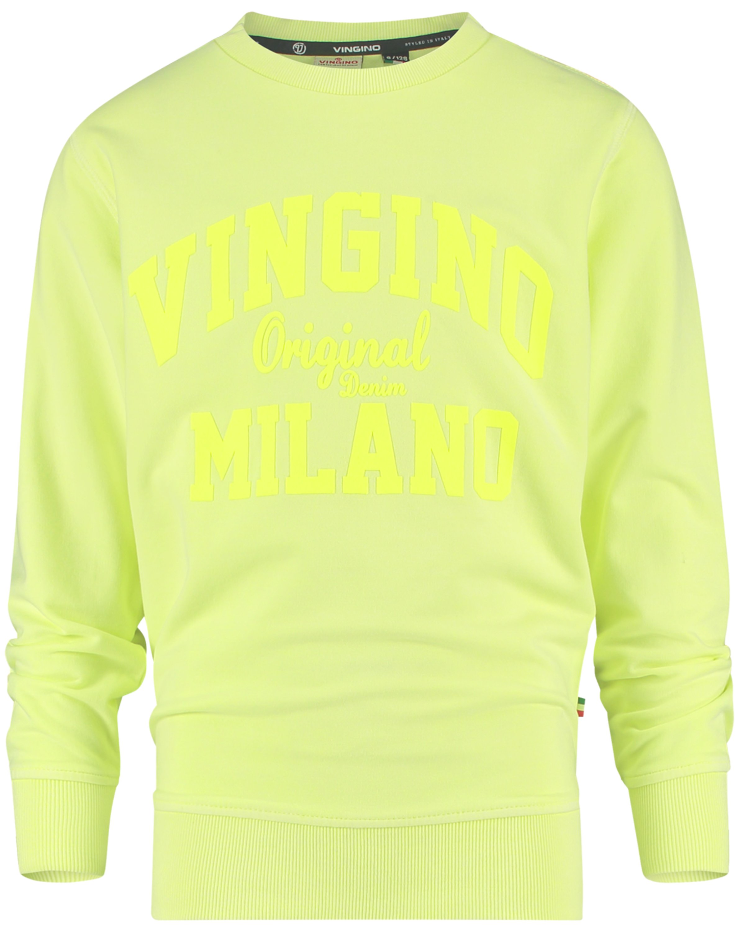 Sweatshirt ORIGINAL in neon yellow