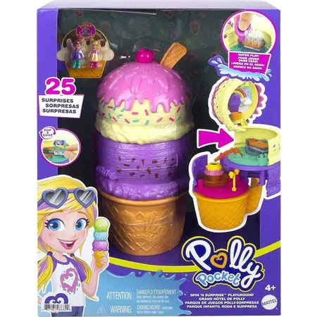 Mattel Polly Pocket Ausklappspaß-Schatulle Eiswaffel