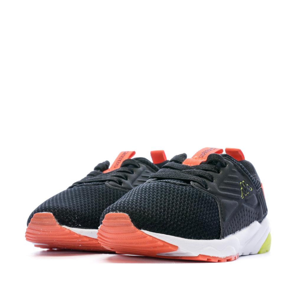 Kappa Baskets Noire/Orange Bébé Kappa San Puerto El Inf Bb