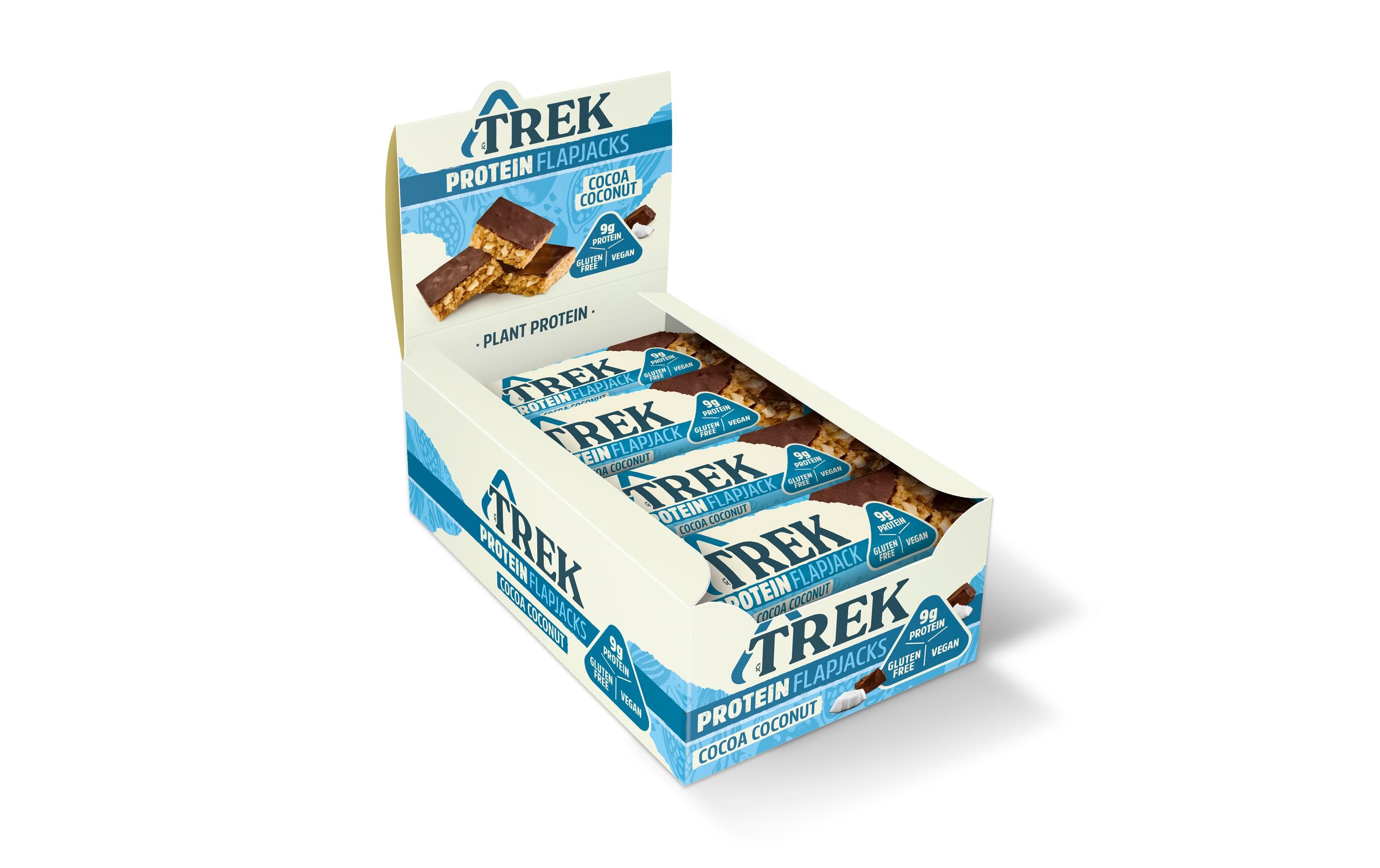 Riegel Flapjack Kakao/Kokos/Nuss, 16 x 50 gProtein Haferriegel
