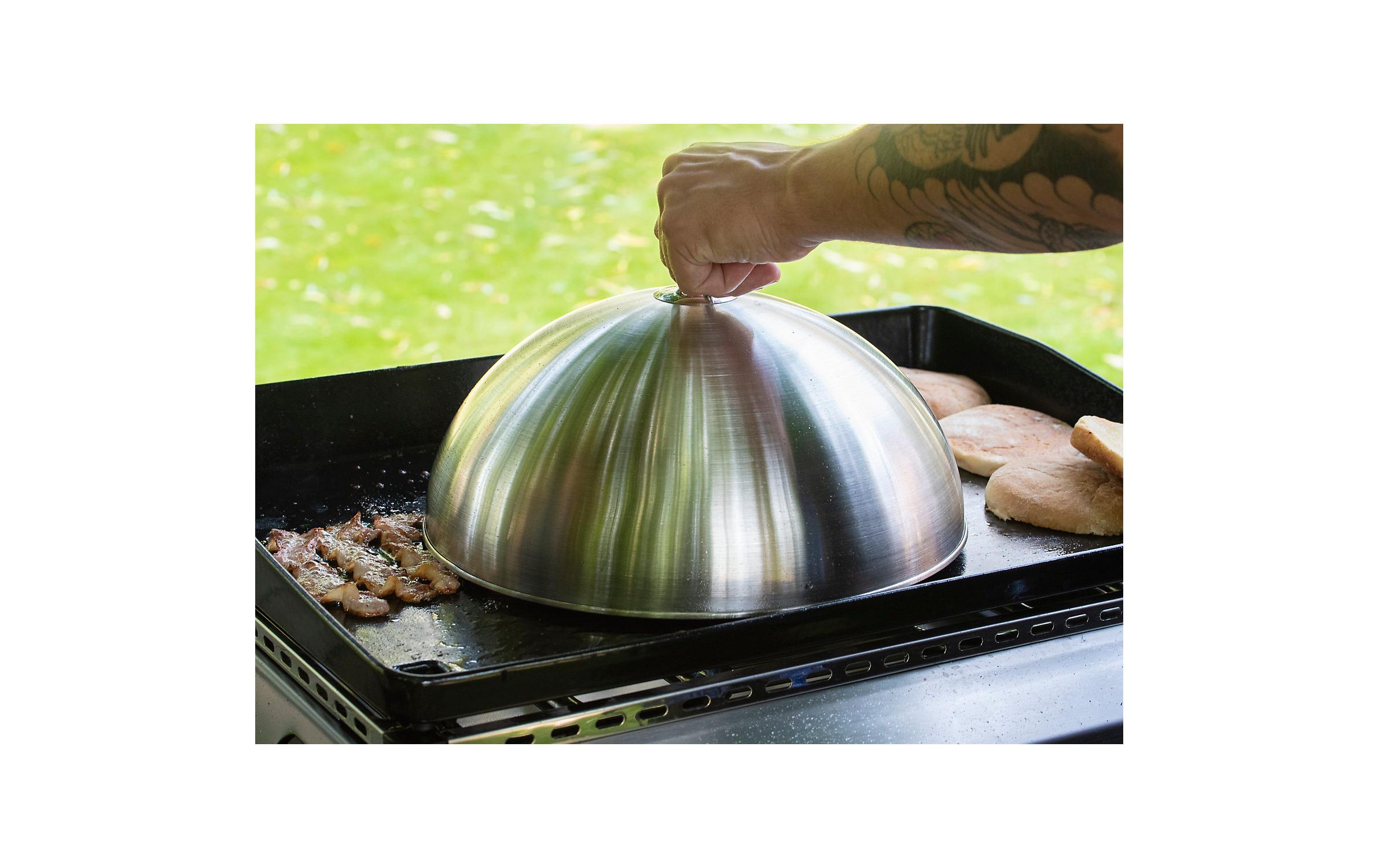 Grillhaube Premium PlanchaDeckel aus Edelstahl
