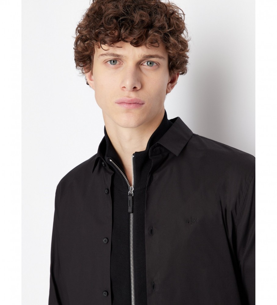 Camisa esportiva Armani Exchange preta