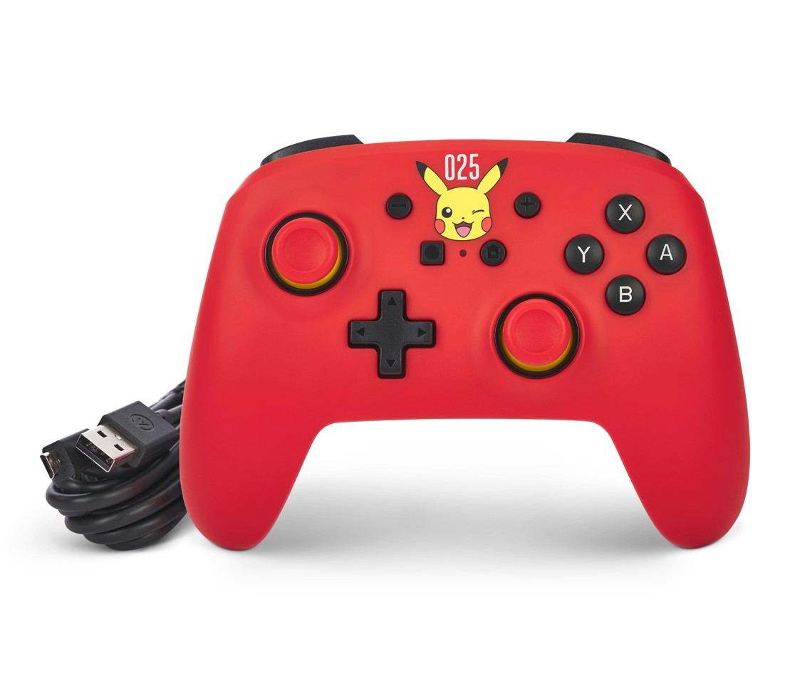 PowerA Wired Controller - Laughing Pikachu /Nintendo Switch