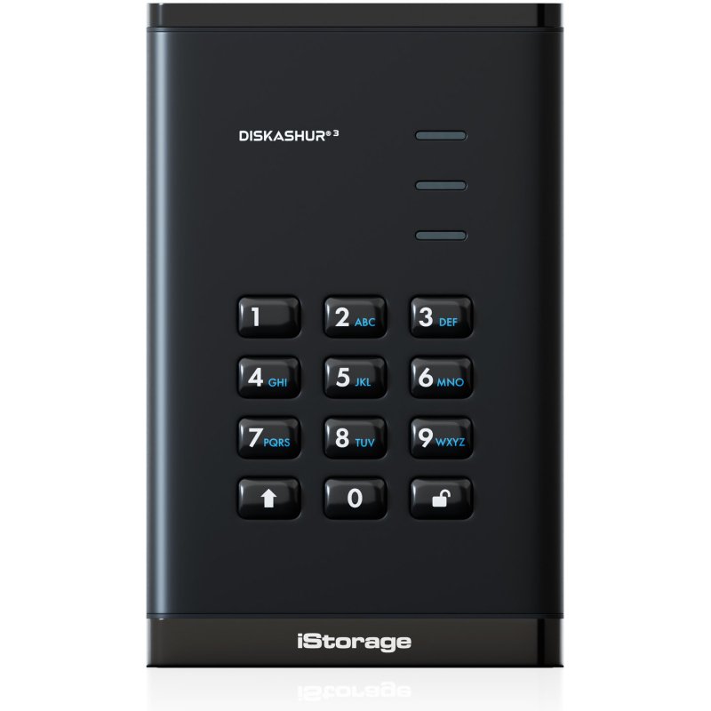 iStorage diskAshur3 SSD 256-bit 1TB - Black