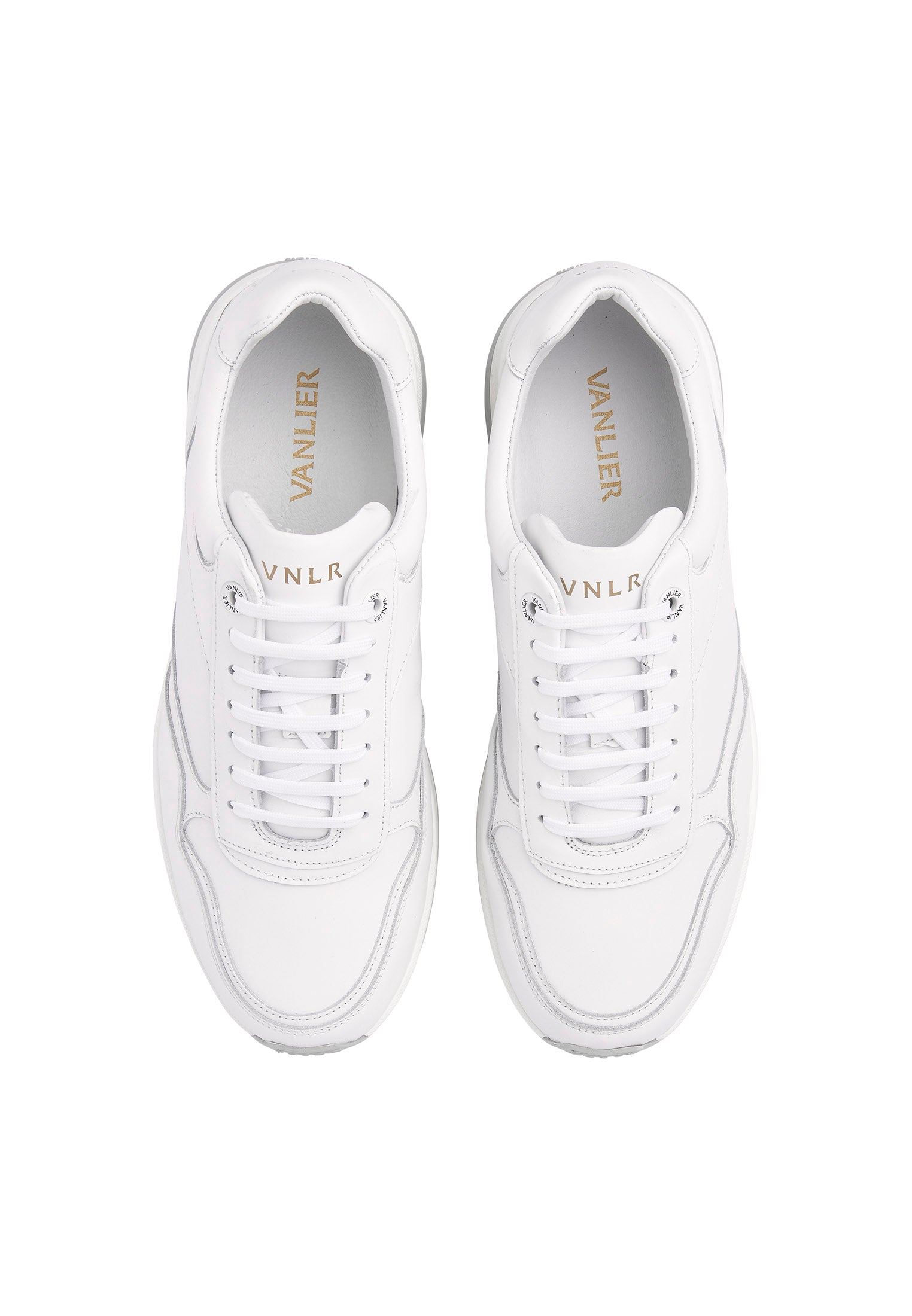 Wit gladleren Ferro sneaker