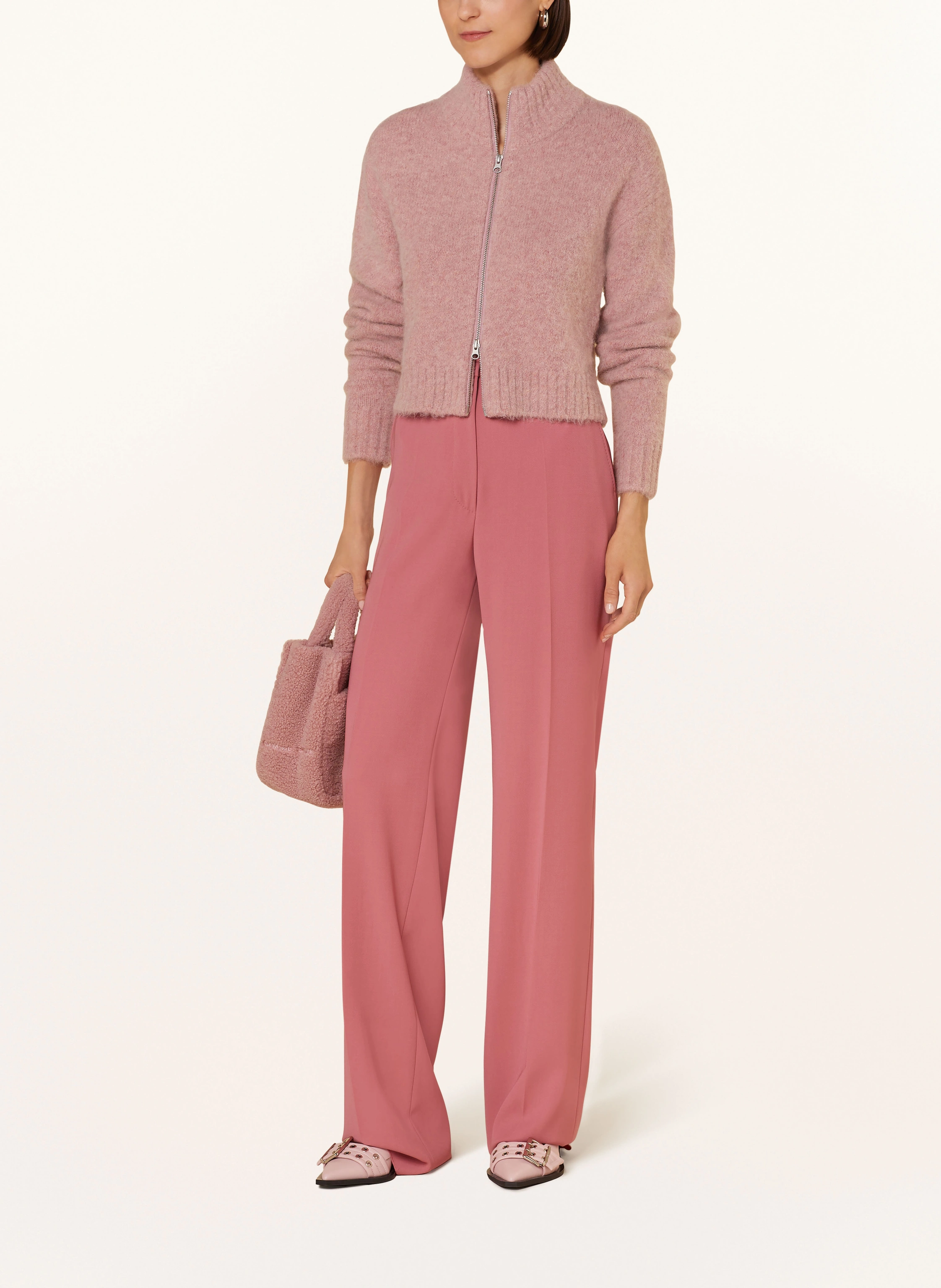 SAMSØE  SAMSØE Strickjacke SAJEANNE mit Alpaka