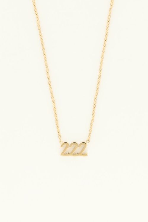 Angel number 222 ketting