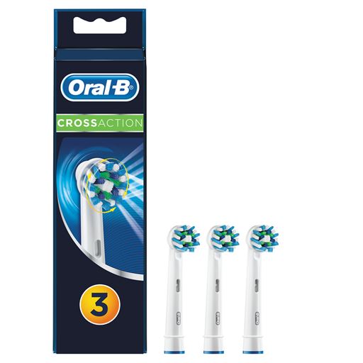 Oral-B CrossAction 3-pak Børstehoved