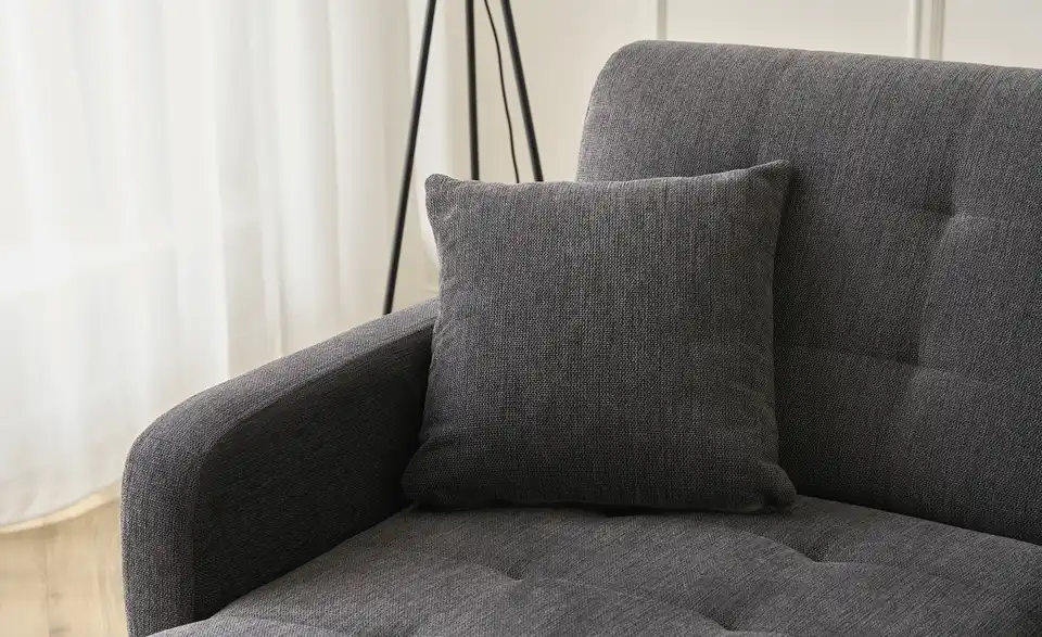 Ecksofa Venus Anthrazit rechts
