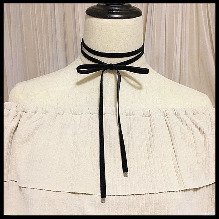 Soledad - Strik fluwelen choker