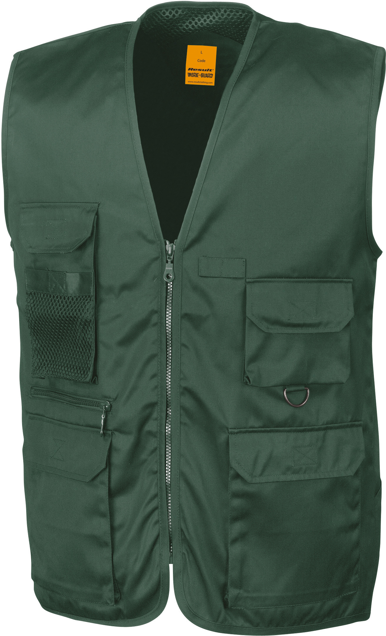 Result R045X - Gilet Multi-Poches Safari Pratique