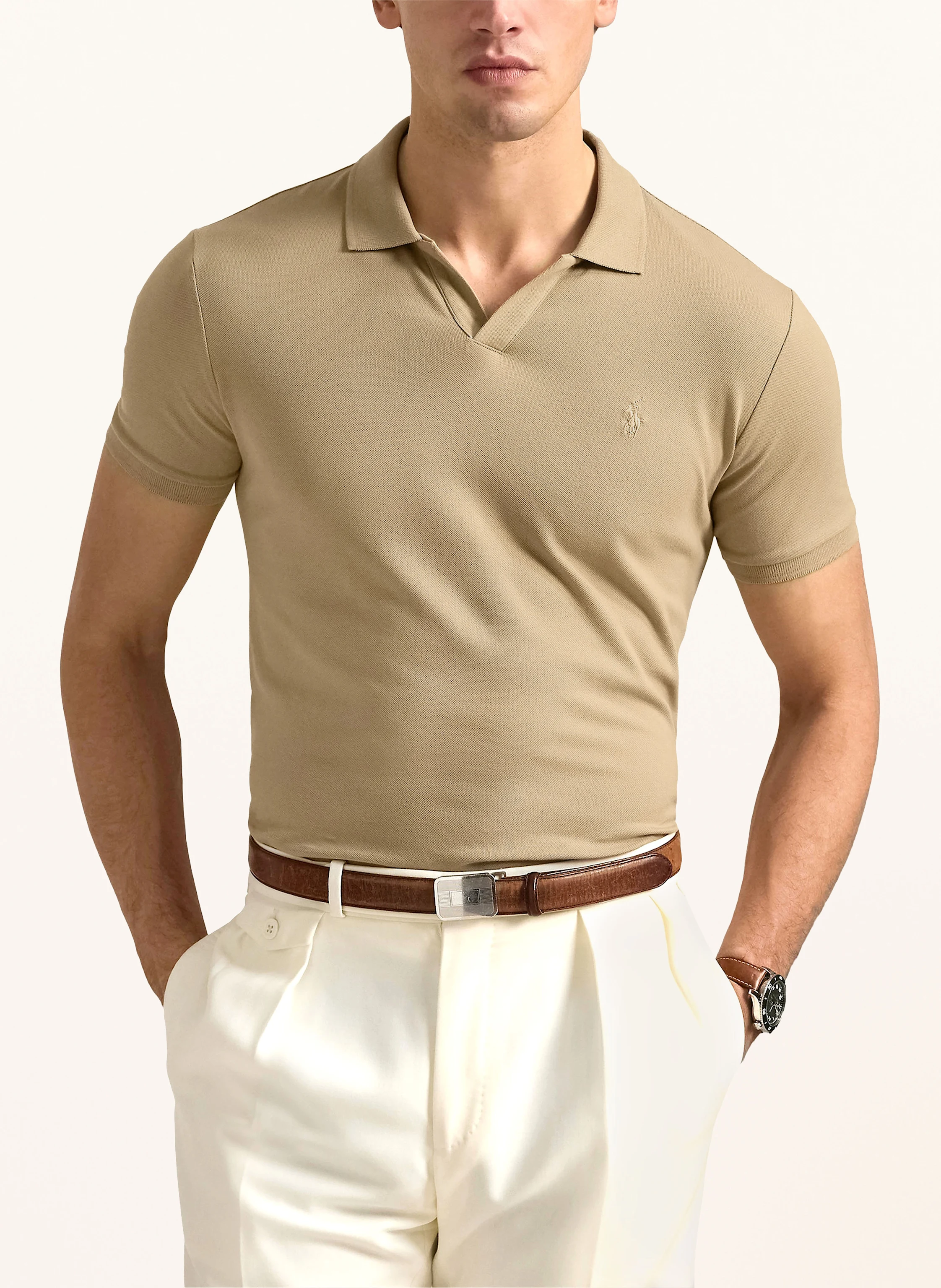 POLO RALPH LAUREN Piqué-Poloshirt Custom Slim Fit