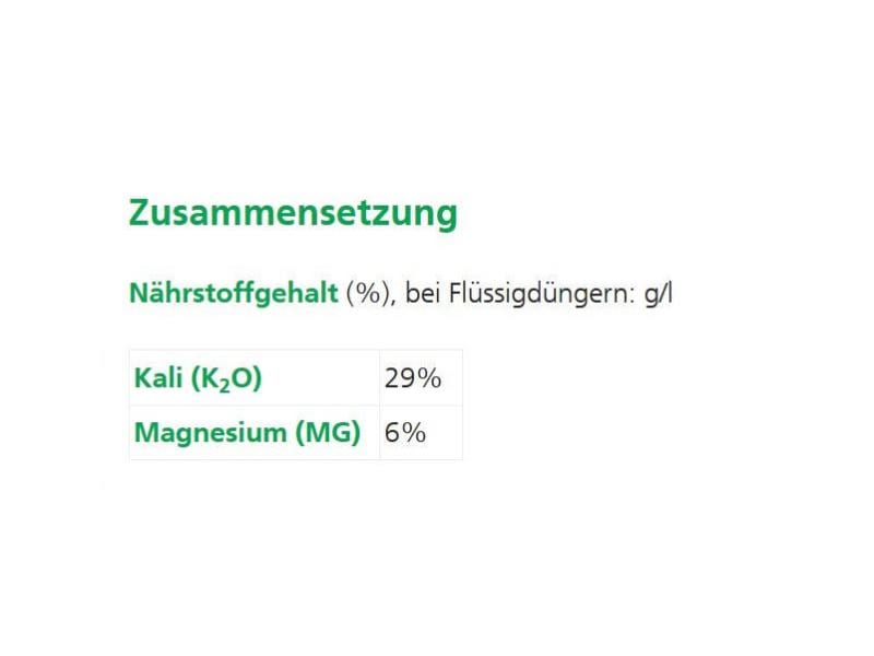Hauert Ergänzungsdünger Kali-Magnesia 1 kg Ergänzungsdünger für Gemüse, Obstbäume, Reben und Rosen