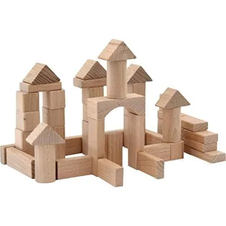 SpielMaus Naturbausteine aus Holz, 100 Stück
