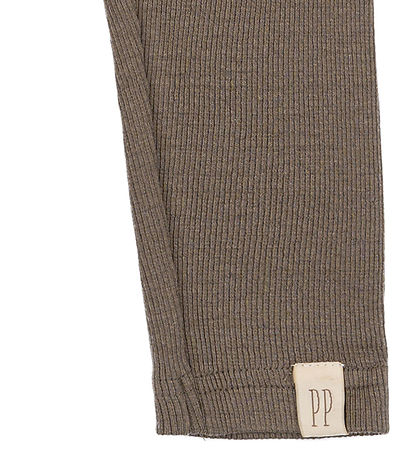 Petit Piao Leggings - Rib - Modal - Erde Brown