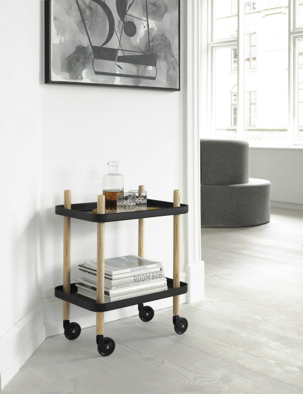 Normann Copenhagen Block trolley wit 50x35