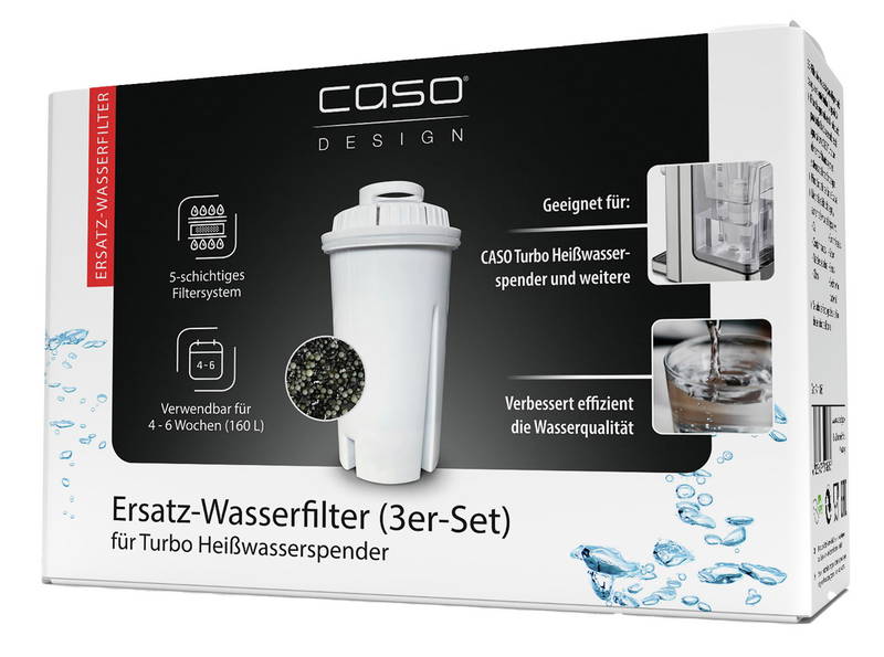 CASO Design Ersatz Wasserfilter 3er-Set