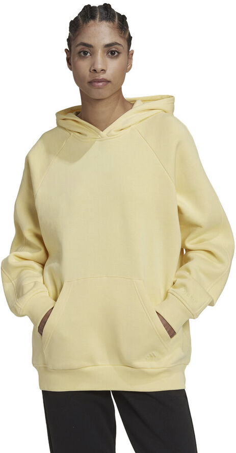 adidas ALL SZN Fleece Boyfriend hættetrøje Gul