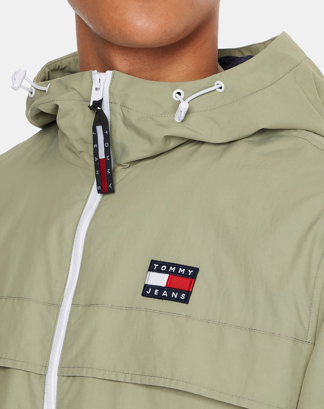 Tommy Jeans Coupe-vent Chicago vert clair