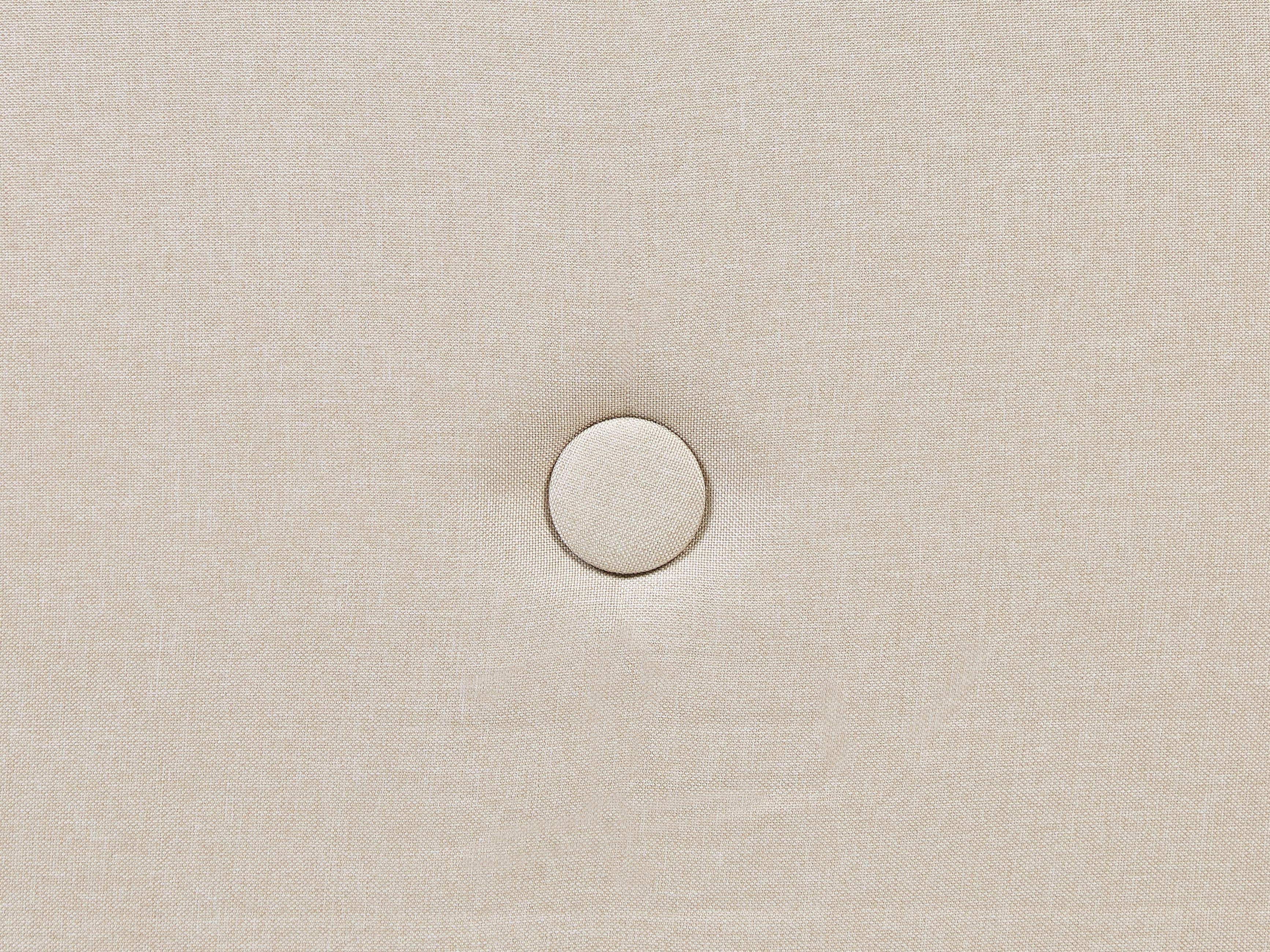Bed met opbergruimte Kunstlinnen RENNES 180 x 200 cm Beige