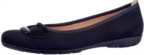 Gabor zwart 64.166.17 - maat 9.5 ballerina zwart - maat 9.5 Calandschoen