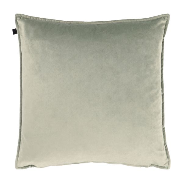 Overseas Middlestitch Kussen - 60 x 60 cm– Velours – Beige