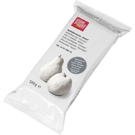 Knorr Prandell 212150010 Modelliermasse „Beton“, grau, 500 g