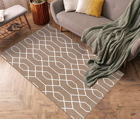 Outdoor-Wendeteppich »Geo River«, braun, ca. 120 x 160 cm